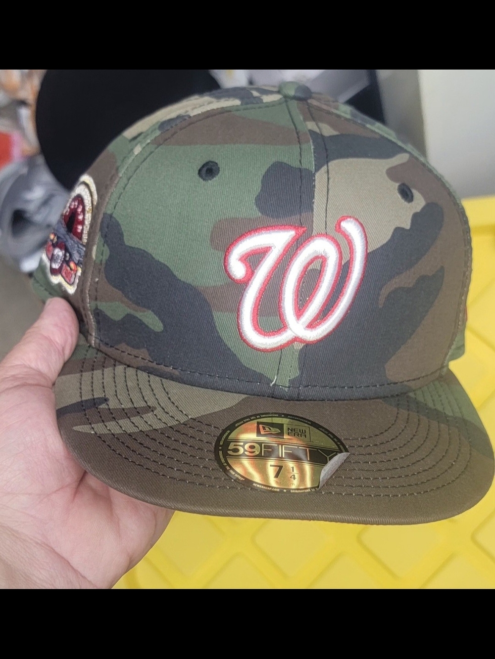 New Era 59FIFTY Washington Nationals Camo Fitted Hat NWOT